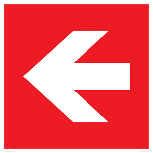 Left arrow (white on red background)